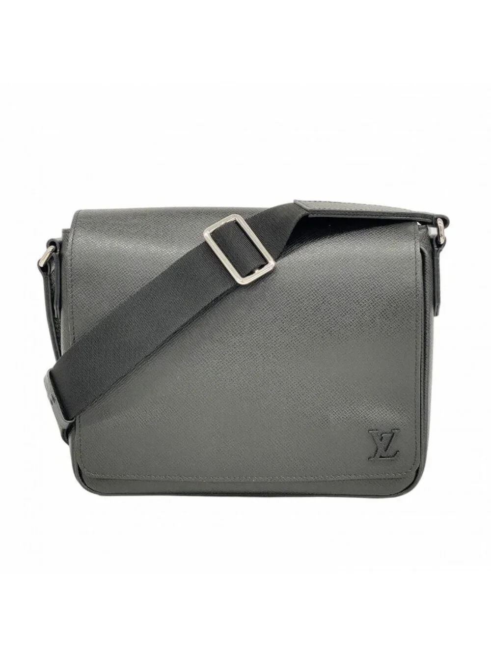 Louis Vuitton Shoulder Bag Taiga District PM Noir
